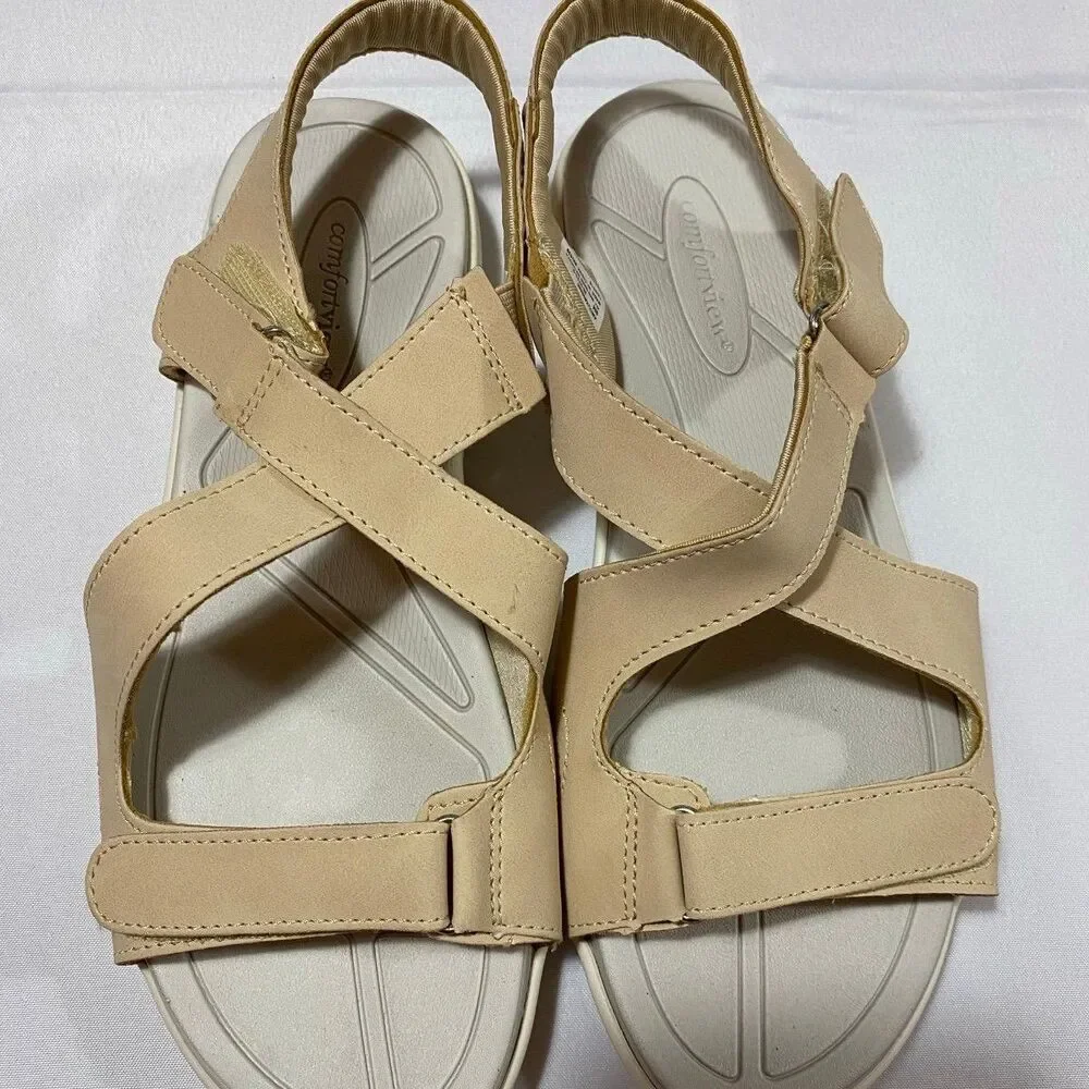 Comfortview The Anouk Sandal Adjustable Straps lightweight 9M NWT water- friendl
